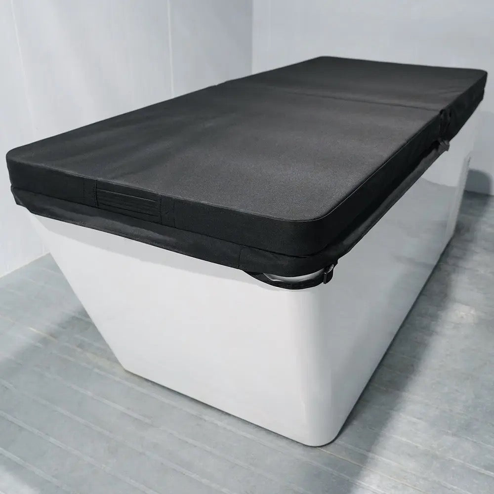 Acrylic Ice Bath Tub with Built-In Ice Machine – All-in-One Cold Plunge Spa System for Athlete Recovery, Hydrotherapy, Home Gym, Modern Sleek, Cooling Design