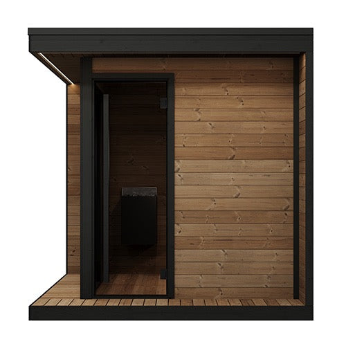 SaunaLife Model GL6; Luxury Series Outdoor Home Traditional Sauna, Up to 6 Persons