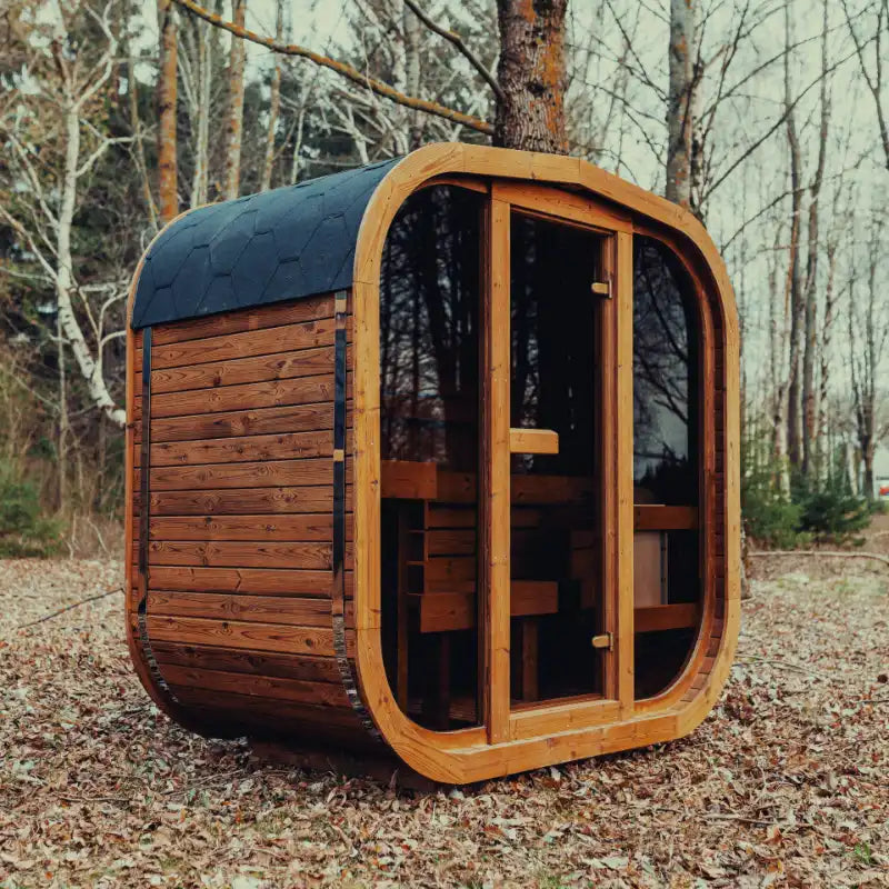 Mande MW12 ThermoWood® Outdoor Sauna: Up to 3 people | ThermoWood