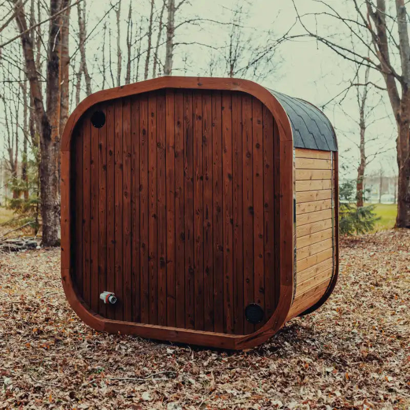 Mande MW12 ThermoWood® Outdoor Sauna: Up to 3 people | ThermoWood