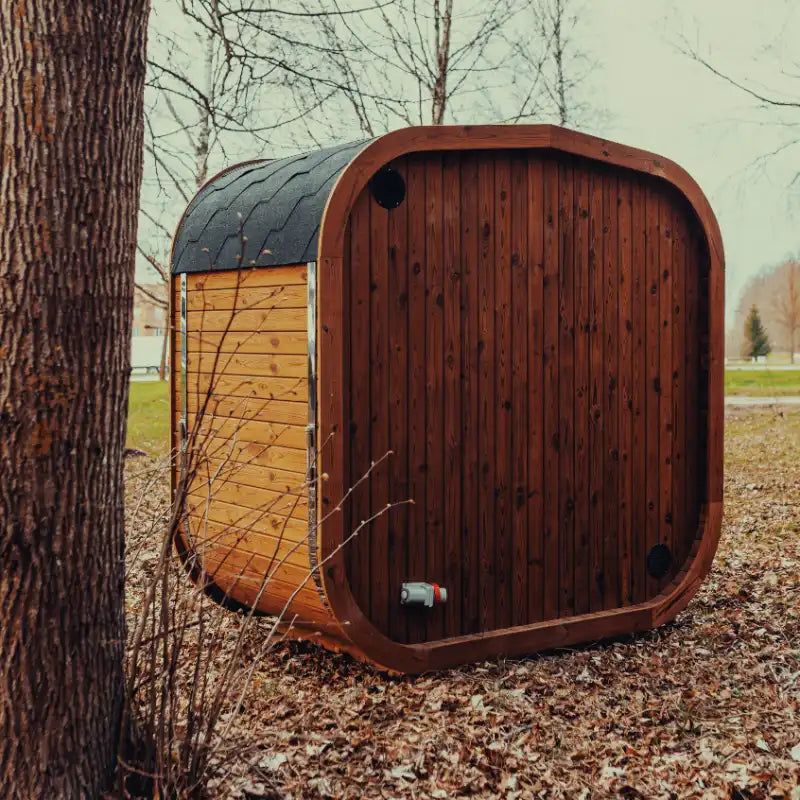 Mande MW12 ThermoWood® Outdoor Sauna: Up to 3 people | ThermoWood