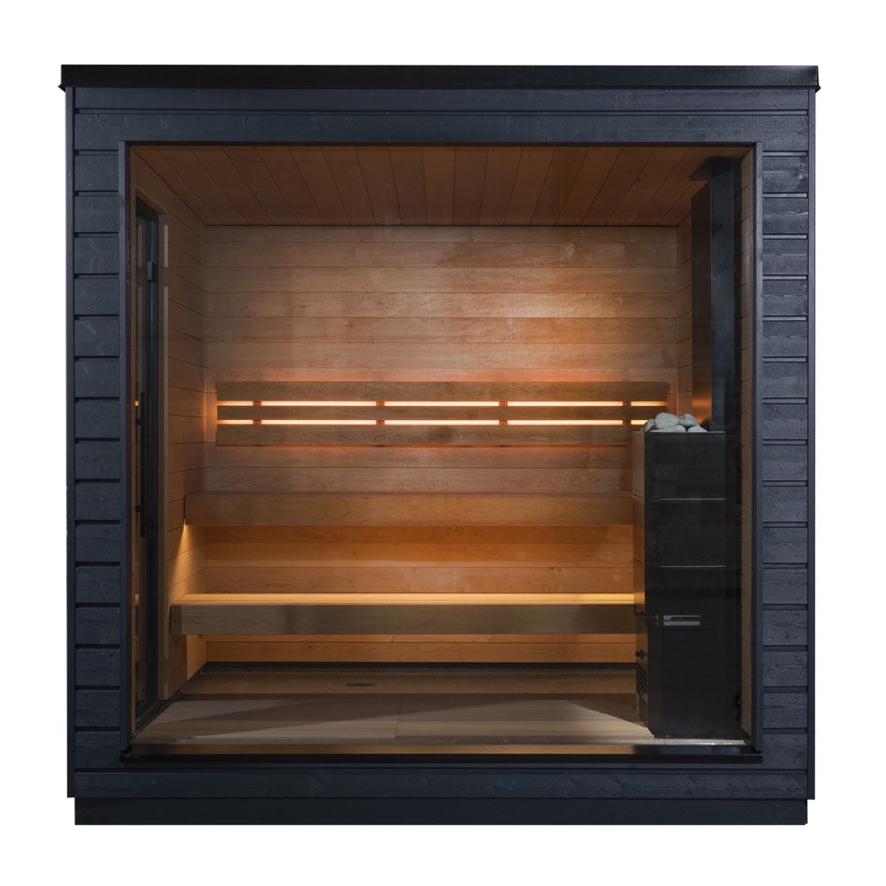 SaunaLife Model G6 Garden Series Outdoor Home Fully Assembled Sauna, Up to 5 Persons
