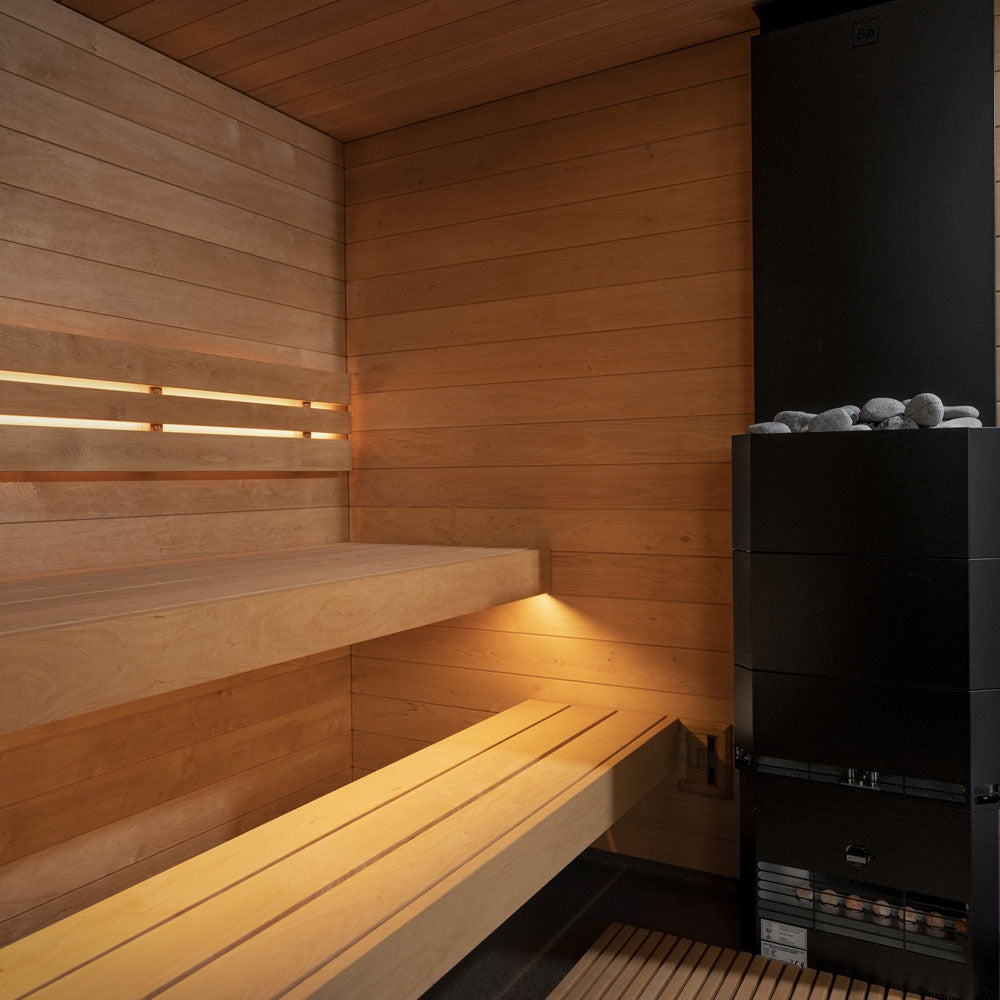 SaunaLife Model G6 Garden Series Outdoor Home Fully Assembled Sauna, Up to 5 Persons