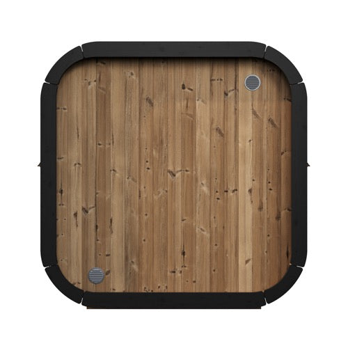 SaunaLife Model CL5G: Cube Luxury Series Outdoor Home Sauna Kit, Up to 4 Persons