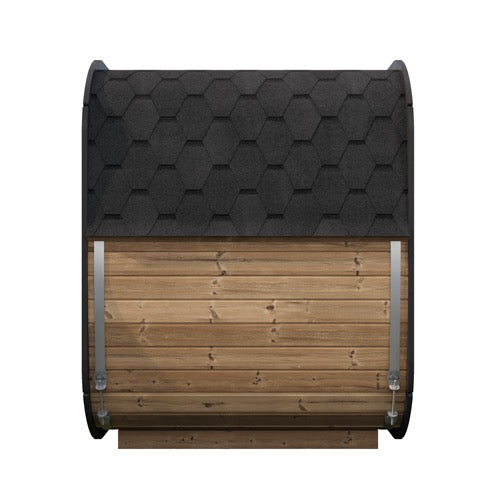 SaunaLife Model CL5G: Cube Luxury Series Outdoor Home Sauna Kit, Up to 4 Persons
