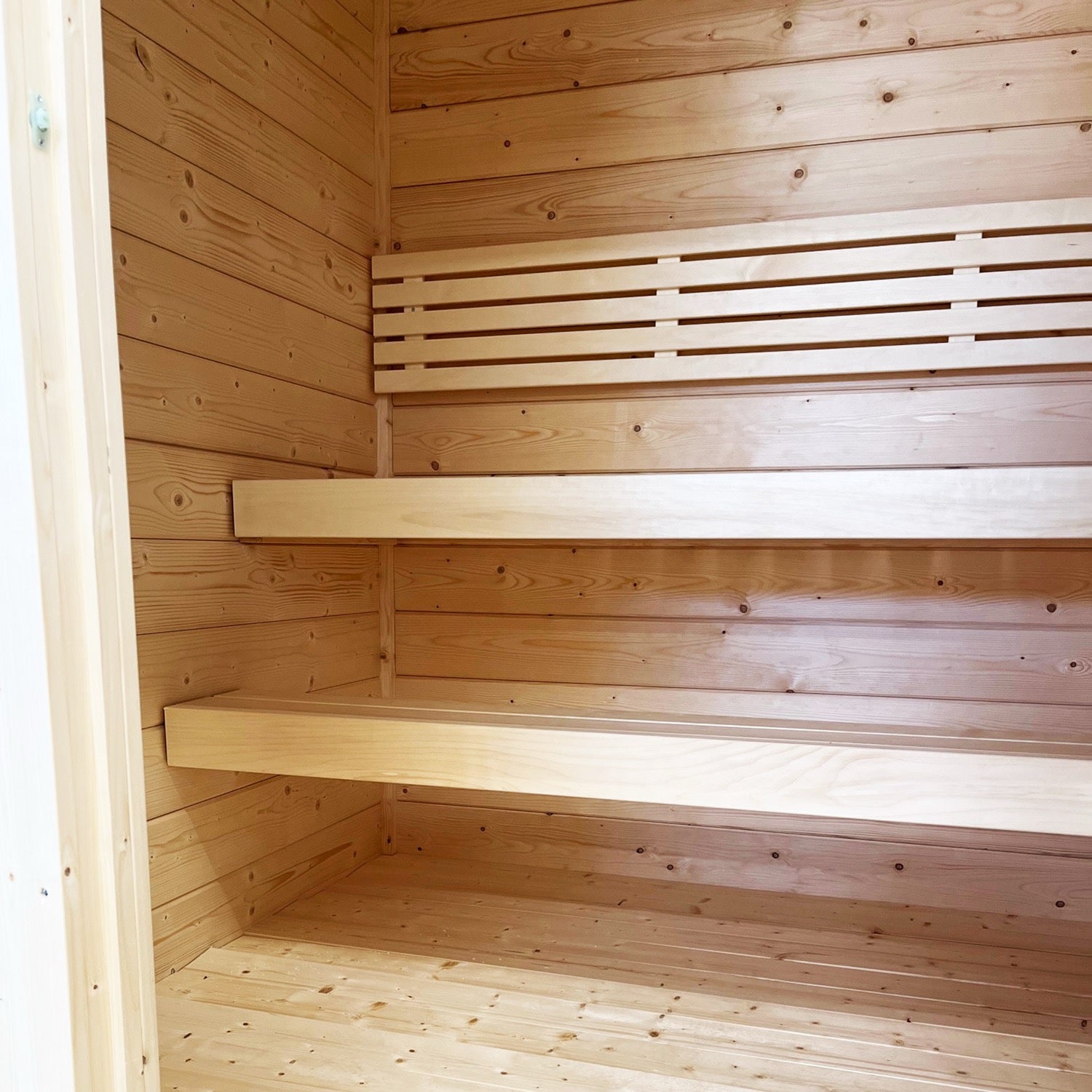 SaunaLife Model G2: Garden Series Outdoor Home Sauna Kit, Up to 4 Persons