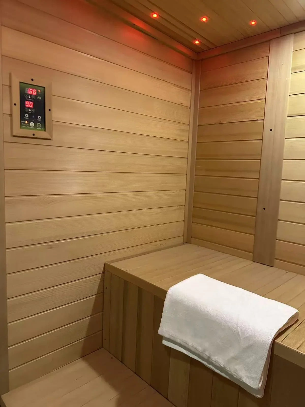 4-6 Person Luxury High-End Black Square Outdoor Sauna (luxury outdoor sauna)