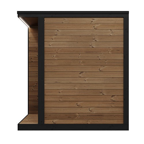 SaunaLife Model GL4; Luxury Series Outdoor Home Traditional Sauna, Up to 4 Persons