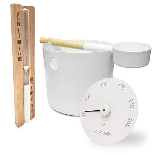 SaunaLife Accessory Package 6: White
