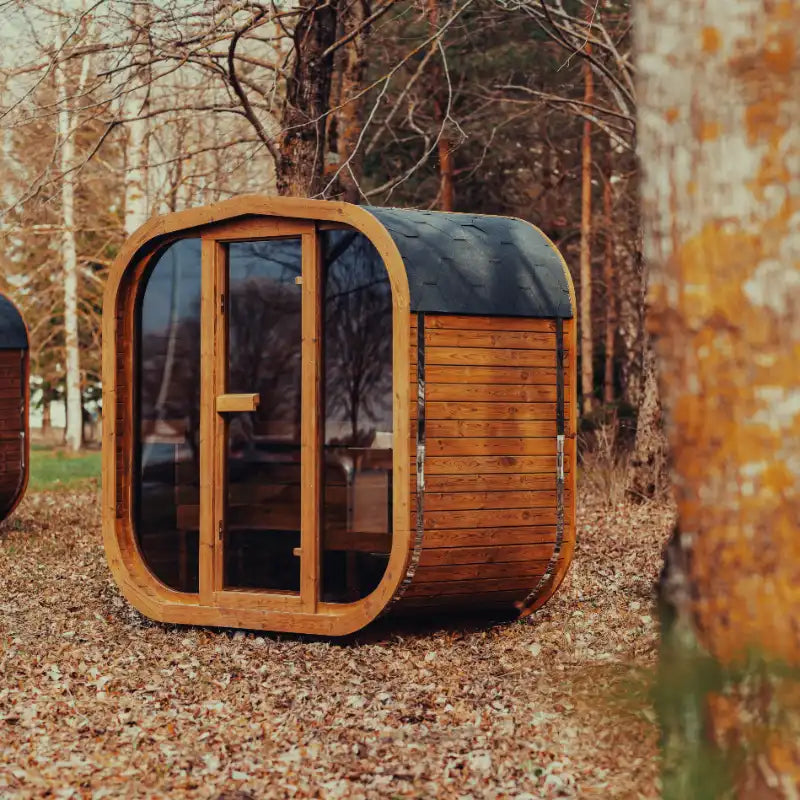 Mande MW12 ThermoWood® Outdoor Sauna: Up to 3 people | ThermoWood