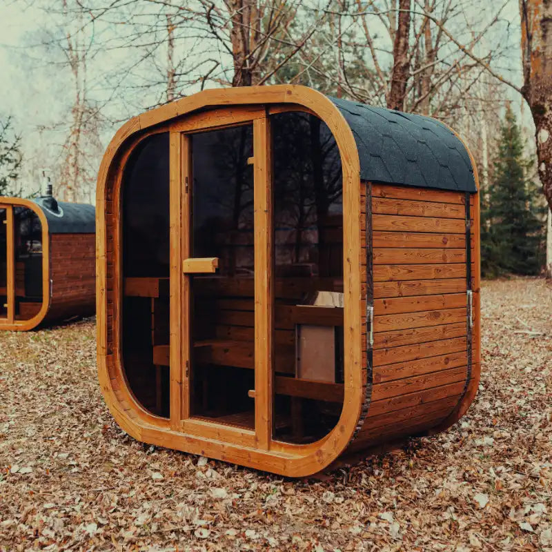 Mande MW12 ThermoWood® Outdoor Sauna: Up to 3 people | ThermoWood